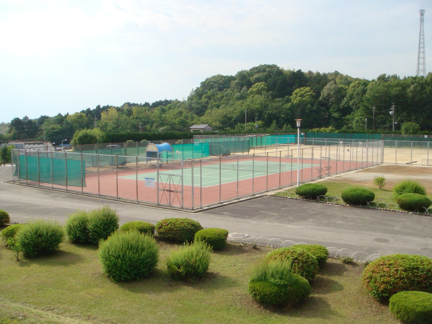 県営グラウンド時代のテニスコート