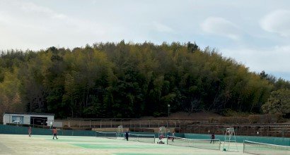第２テニス場のテニス利用風景