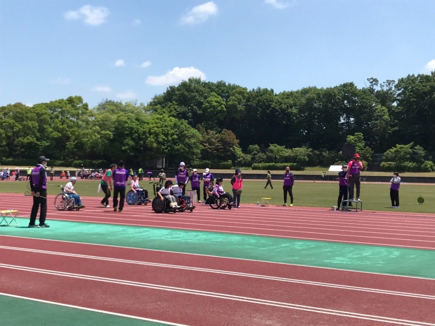 愛知県障害者スポーツ大会の写真です。