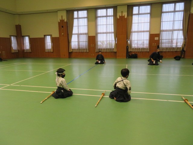 剣道の稽古開始