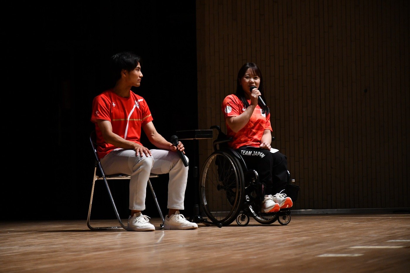 競技との出会いを語る大津選手