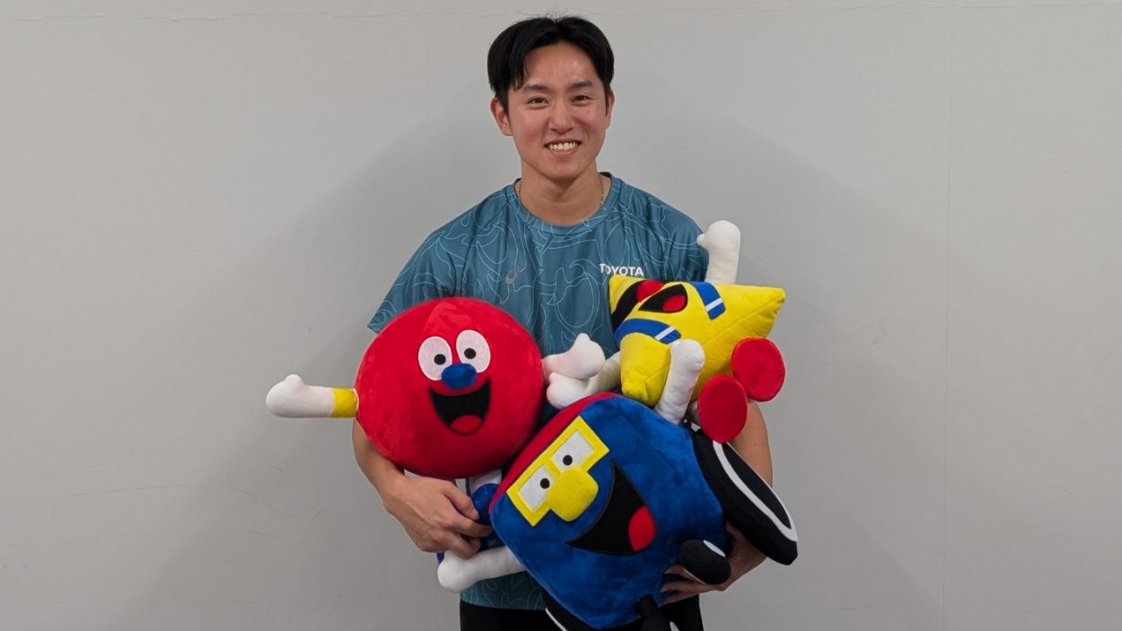 石山選手の写真