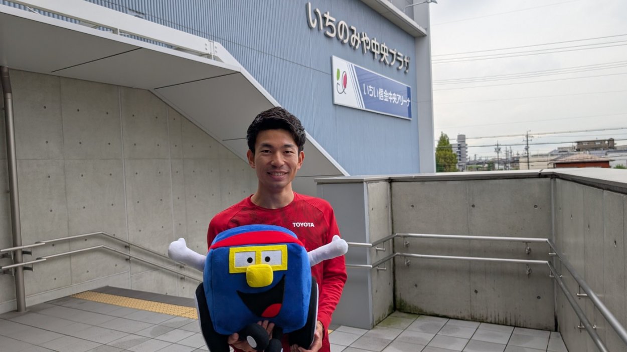 石田選手の写真