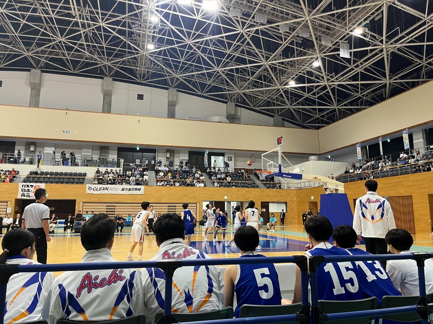 バスケットボール少年女子の様子②