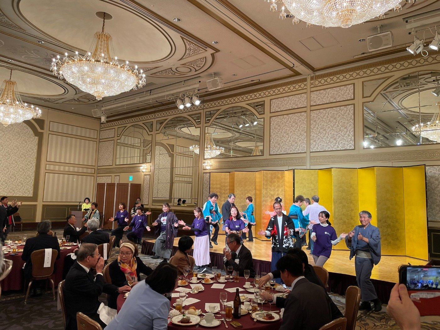 交歓の夕べの様子①