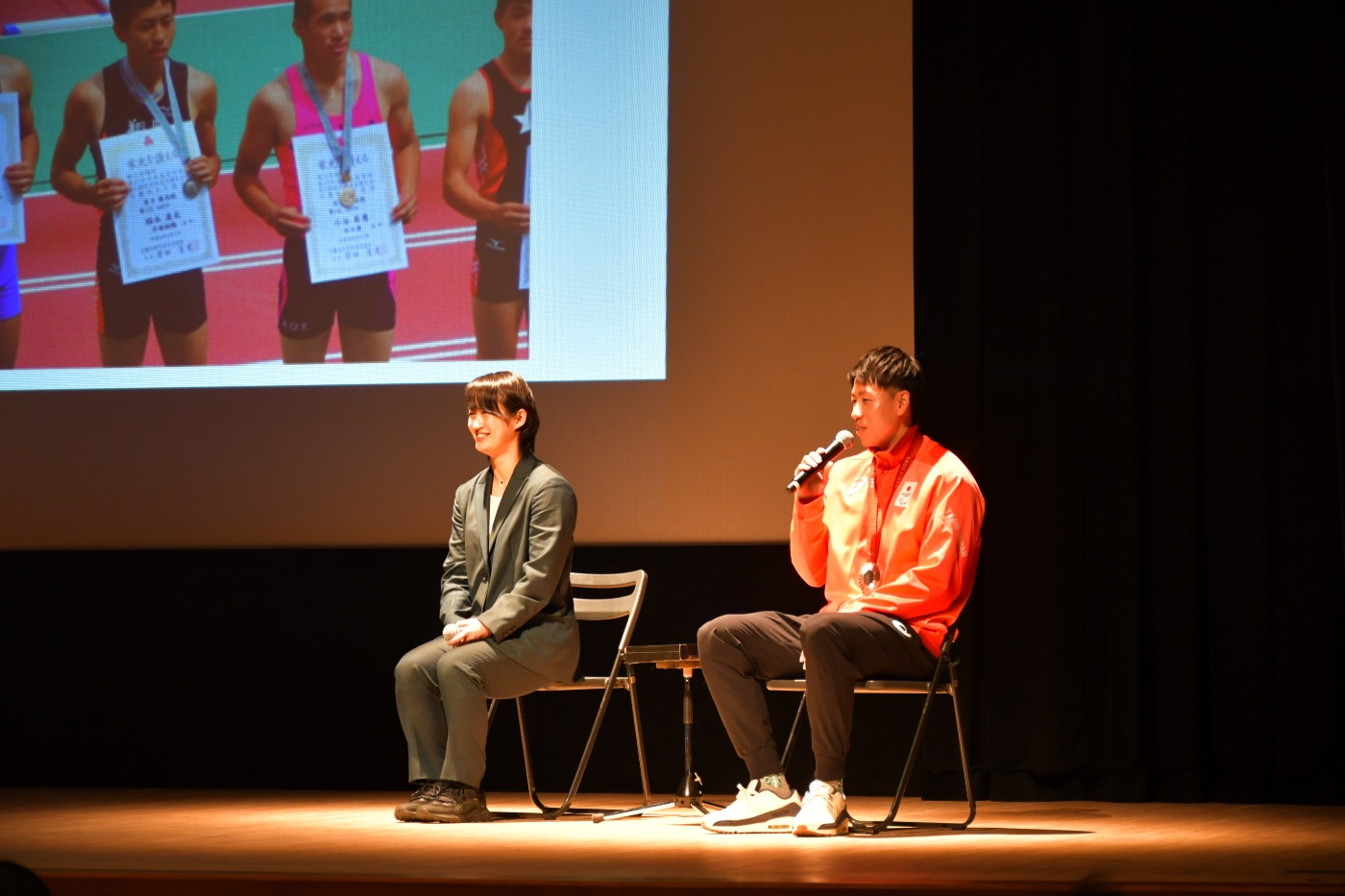 学生時代を語る福永さん