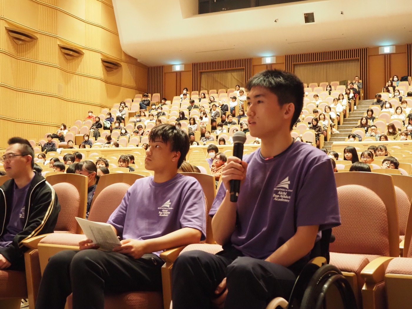 アカデミー生質問の様子