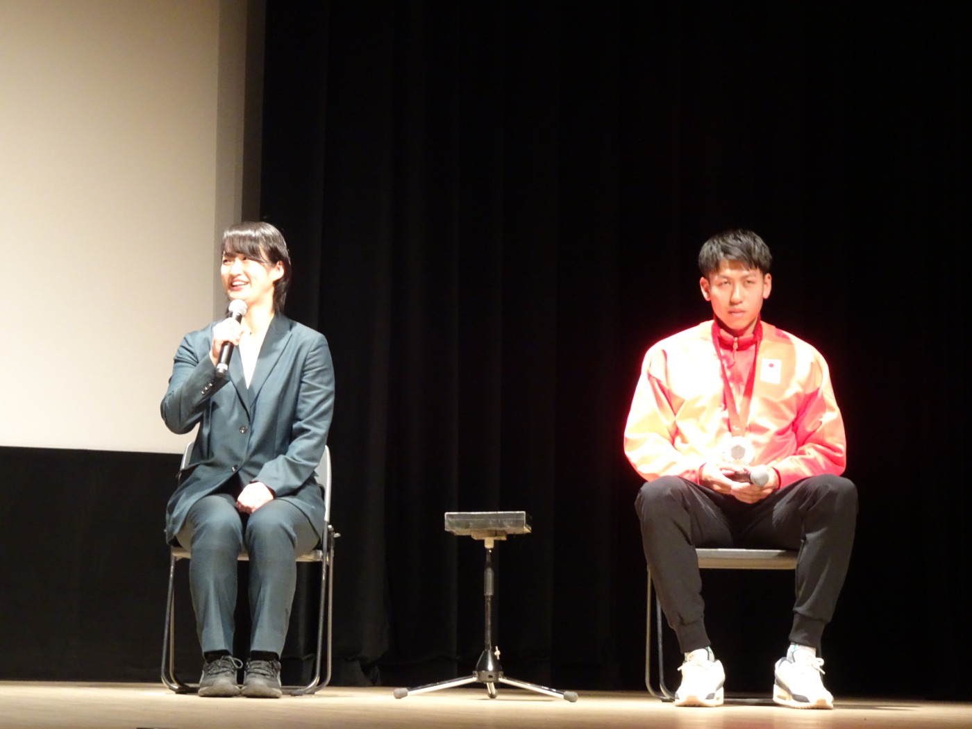 競技との出会いを語る清水さん