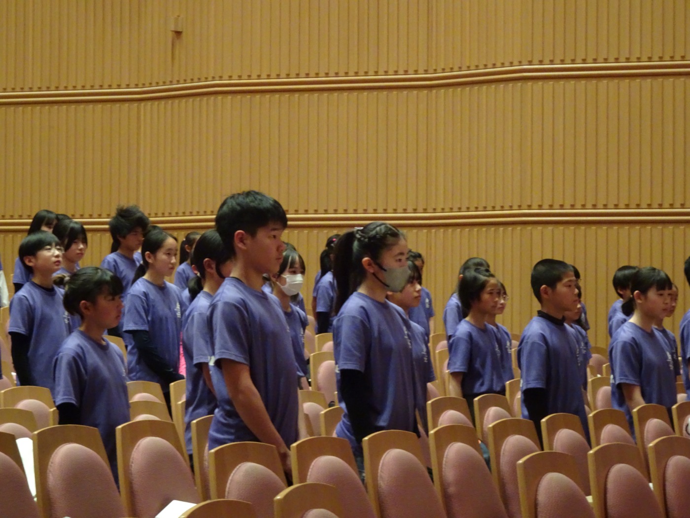 修了式会場の様子