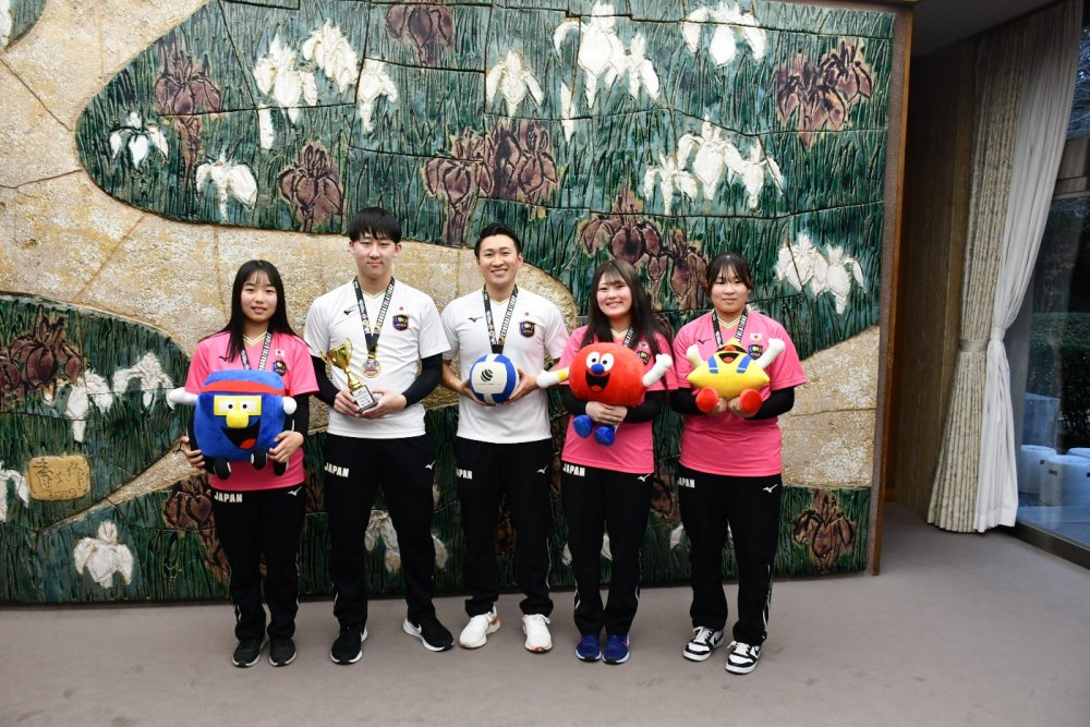 日本代表チームの選手たち