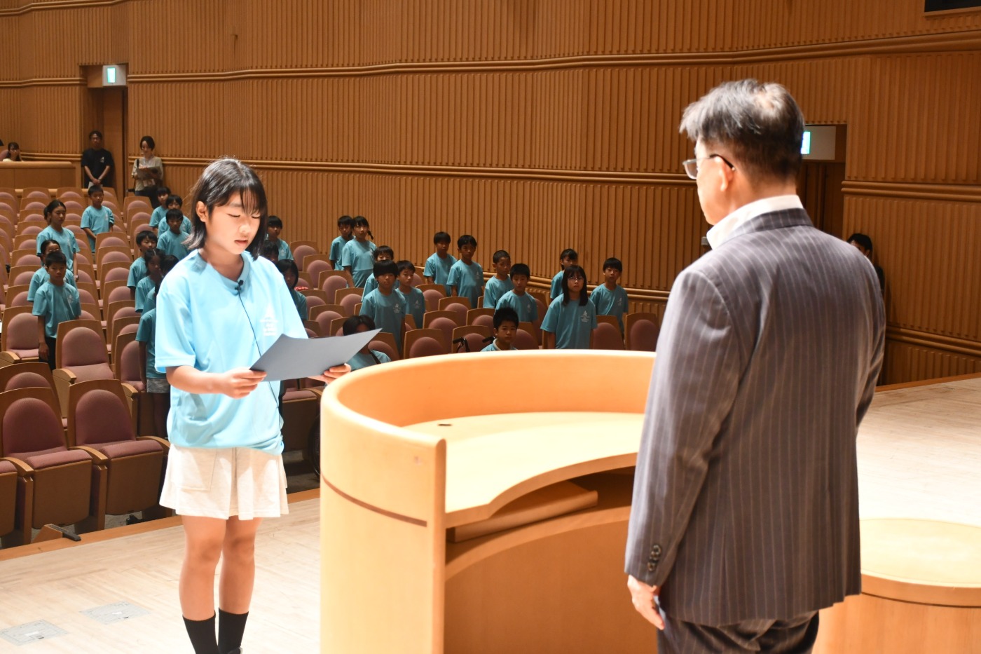 アカデミー生代表者による誓いの言葉