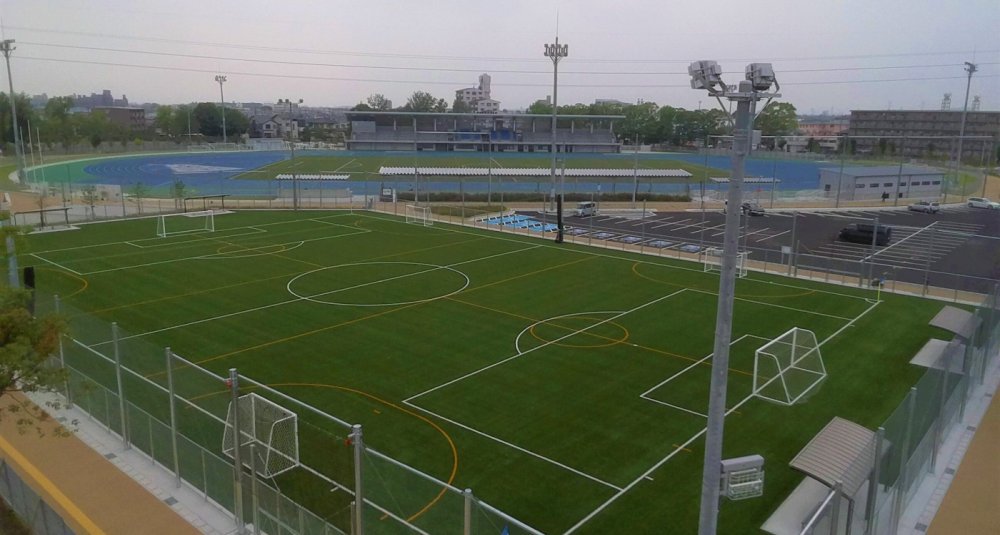 多目的広場全体　上から