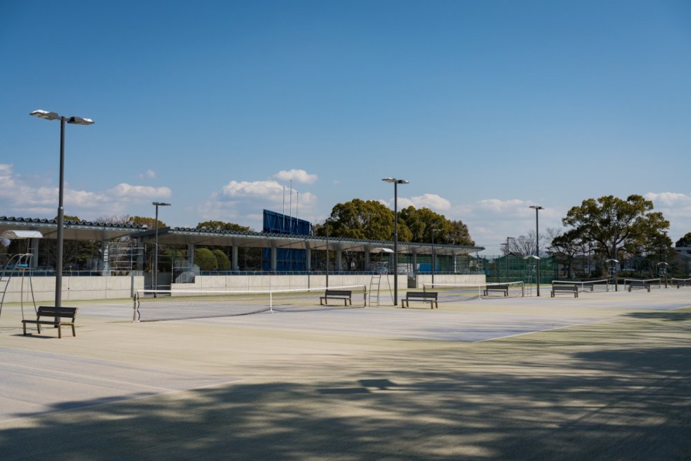 テニスコート全体