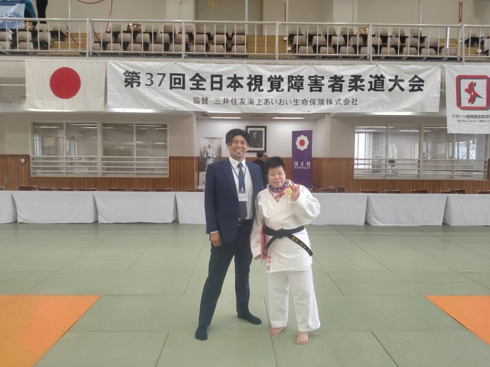 2022年実施の第37回全日本視覚障害者柔道大会での写真です。