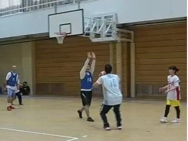 バスケットボールの試合